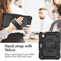 Accezz Rugged Back Cover with shoulder strap Apple iPad Mini 7 (2024) / iPad Mini 6 (2021) - Black