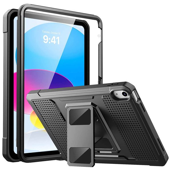 Accezz Rugged Back Case Apple iPad 11 (2025) 11 inch A16 / iPad 10 (2022) 10.9 inch - Zwart