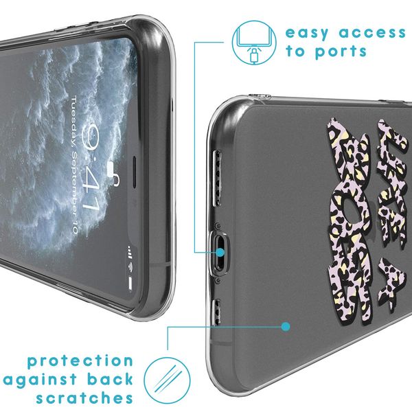 imoshion Design hoesje iPhone 11 Pro - Like A Boss - Paars / Zwart