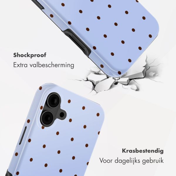 Selencia Vivid Backcover Apple iPhone 16 - Happy Dots Digital Sky