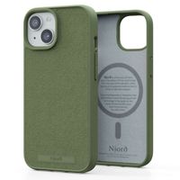 Njorð Collections Suède Comfort+ Case MagSafe iPhone 15 - Olive