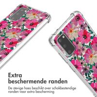 imoshion Design hoesje met koord Samsung Galaxy S20 - Flower Water