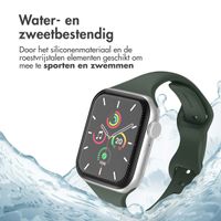 imoshion Slim siliconen bandje Apple Watch Series 1 t/m 9 / SE (38/40/41 mm) | Series 10 / 11 (42 mm) - Olive Green