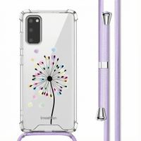 imoshion Design hoesje met koord Samsung Galaxy S20 - Sandstone Dandelion