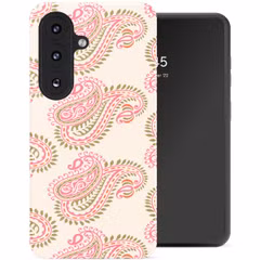 Selencia Vivid Backcover met MagSafe Samsung Galaxy S26 - Paisley Blush