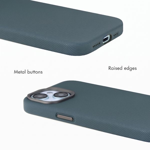 Accezz Mesh Back Cover with MagSafe Apple iPhone 15 - Dark Blue