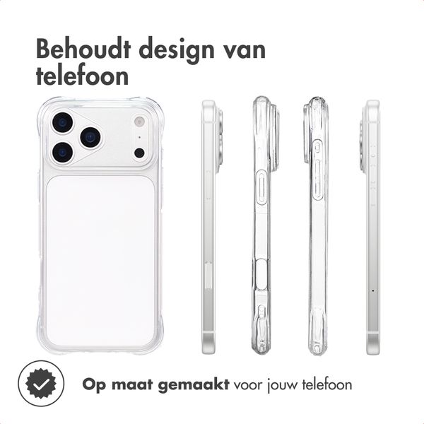 imoshion Shockproof Case Apple iPhone 17 Pro Max - Transparant