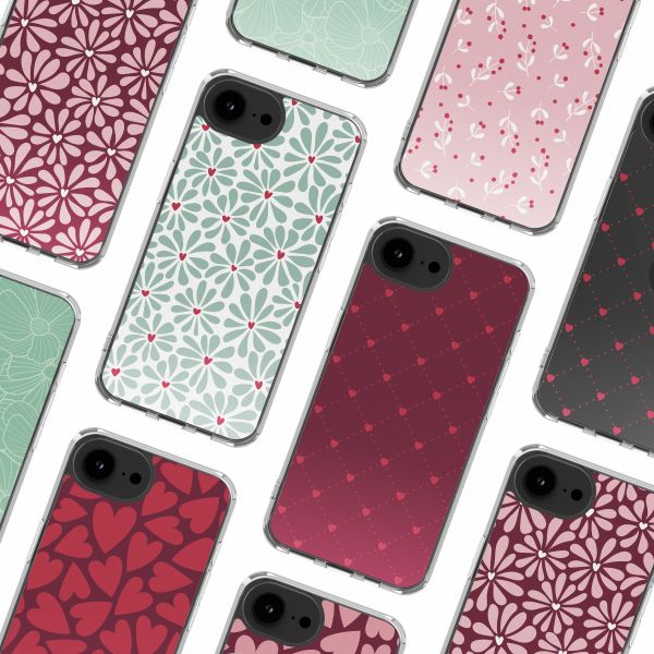 imoshion Design hoesje Apple iPhone 16e - Bloom Love Sage Green