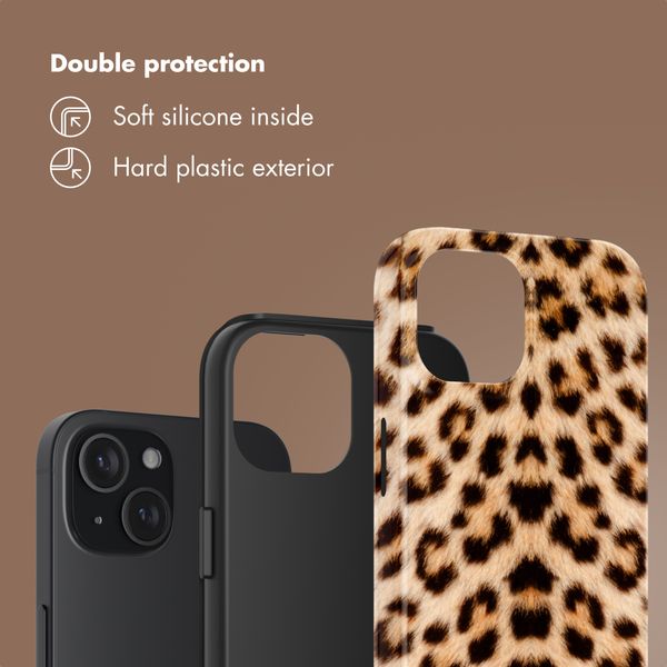 Selencia Vivid Back Cover Apple iPhone 15 - Wild Leo