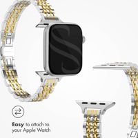 Selencia Slim Steel Jubilee Inspired Link Band Apple Watch | 38/40/41/42 mm - Silver & Gold