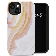 Selencia Vivid Backcover Apple iPhone 13 - Chic Marble Gold