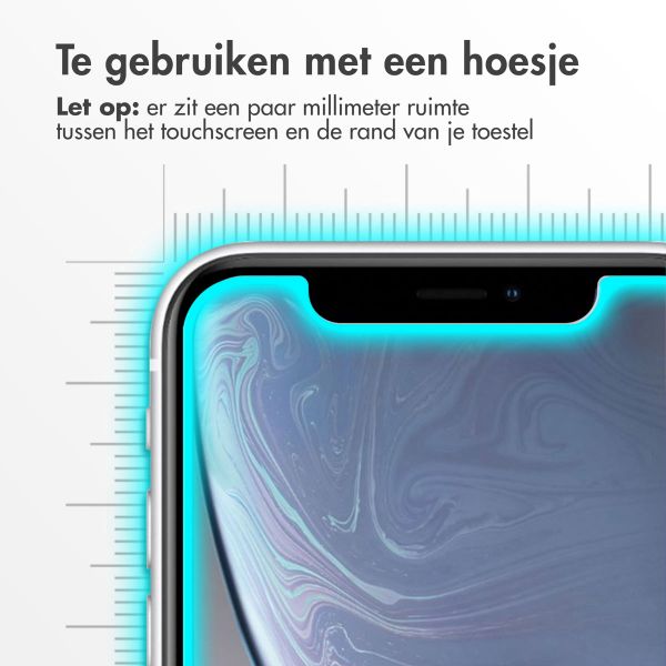 Accezz Gehard Glas Screenprotector 2-pack iPhone 12 (Pro) / 11 / Xr