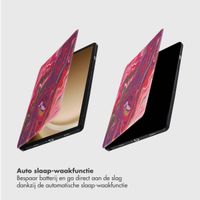 Selencia Vivid tablethoes Samsung Galaxy Tab A9 Plus - Marble Plum