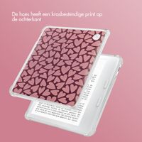 imoshion Design Clear Backcover Kobo Libra Colour - Hearty Blush