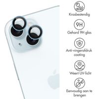 imoshion 2 Pack Camera lens protector Apple iPhone 15 / 15 Plus - Blue