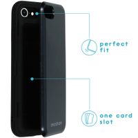 imoshion Backcover met pashouder Apple iPhone SE (2022 / 2020) / 8 / 7 - Zwart
