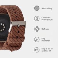 imoshion Corduroy strap Apple Watch | 38/40/41/42 mm - Brown