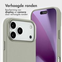 Accezz Leather Bookcase 2-in-1 met MagSafe Apple iPhone 17 Pro Max - Light Grey