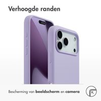 Accezz Liquid Silicone Backcover met MagSafe Apple iPhone 17 Pro Max - Paars