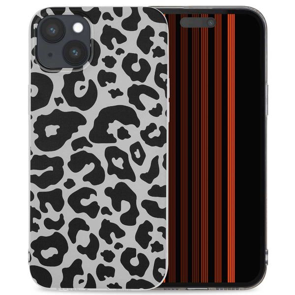 imoshion Design hoesje iPhone 15 Plus - Luipaard / Zwart