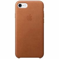 Apple Leather Backcover Apple iPhone SE (2022 / 2020) / 8 / 7 - Saddle Brown