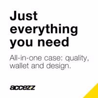 Accezz Wallet Softcase Bookcase Samsung Galaxy A8 (2018) - Zwart