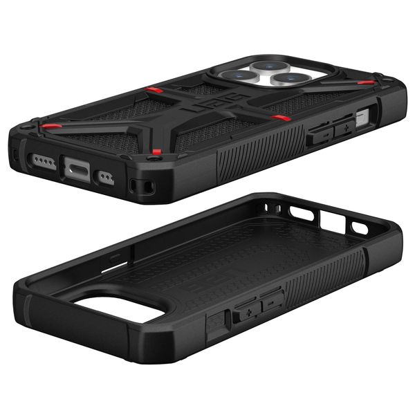 UAG Monarch Backcover Apple iPhone 15 Pro - Kevlar Black