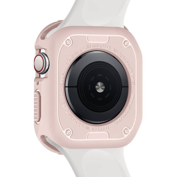 Spigen Rugged Armor™ Case voor de Apple Watch Series 4-6 / SE - 44 mm - Roze