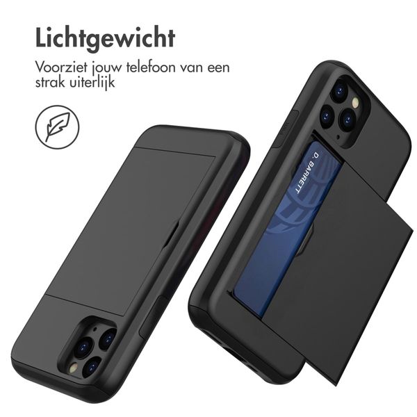 imoshion Backcover met pasjeshouder Apple iPhone 11 Pro - Zwart