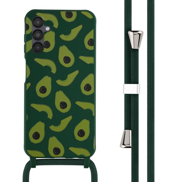 imoshion Siliconen design hoesje met koord Samsung Galaxy A14 (5G/4G) - Avocado Green