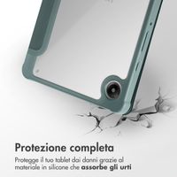 imoshion Origami Bookcase Samsung Galaxy Tab A9 Plus - Donkergroen