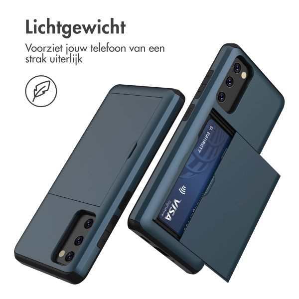 imoshion Backcover met pasjeshouder Samsung Galaxy S20 FE - Donkerblauw