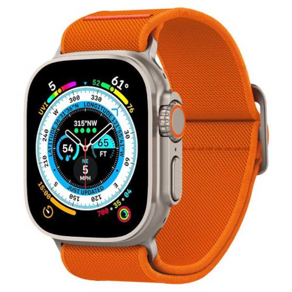 Spigen Lite Fit band Ultra Apple Watch Series 1 t/m 10 / SE / Ultra (2) (44/45/46/49 mm) - Oranje