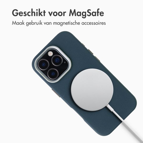 Accezz Mesh Backcover met MagSafe Apple iPhone 16 Pro - Donkerblauw