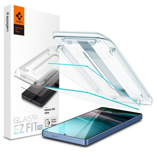 Spigen GLAStR EZ Fit Screenprotector + Applicator Samsung Galaxy S25 Ultra