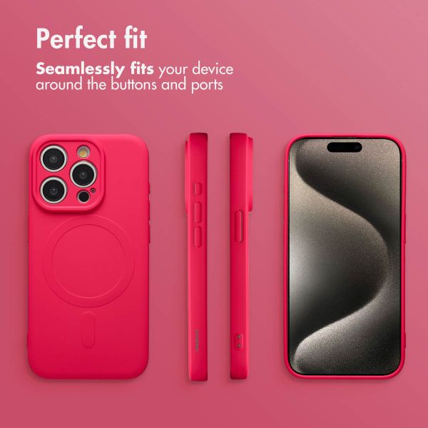 imoshion Colour Back Cover with MagSafe Apple iPhone 15 Pro Max - Neon Pink