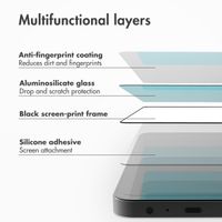Accezz Tempered Glass Full Cover Screen protector with Applicator Apple iPhone 15 Plus