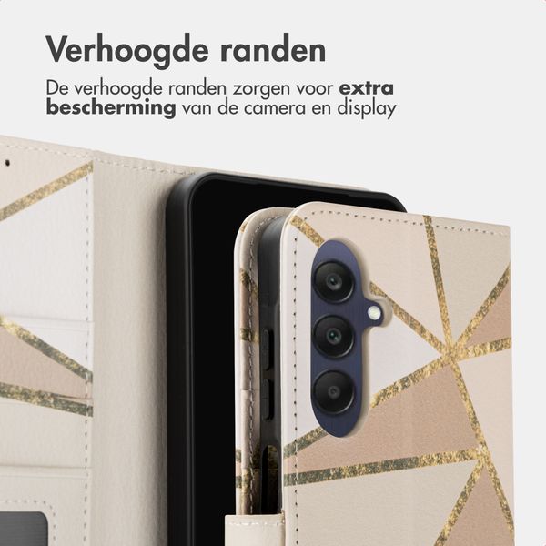 imoshion Design Bookcase Samsung Galaxy A26 - Beige Graphic