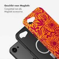 Selencia Vivid Backcover met MagSafe Apple iPhone 16e - Tropical Vibes Apricot