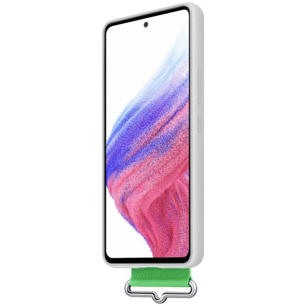 Samsung Originele Silicone Cover Strap Galaxy A53 - White