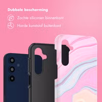 Selencia Vivid Backcover Samsung Galaxy A16 - Pastel Lipstick Marble