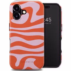 Selencia Vivid Backcover met MagSafe Apple iPhone 16 - Dream Swirl Pink