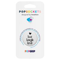 PopSockets imoshion PopGrip - Live Laugh Love - White