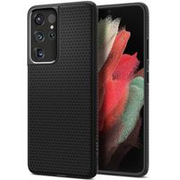 Spigen Liquid Air™ Backcover Samsung Galaxy S21 Ultra - Zwart