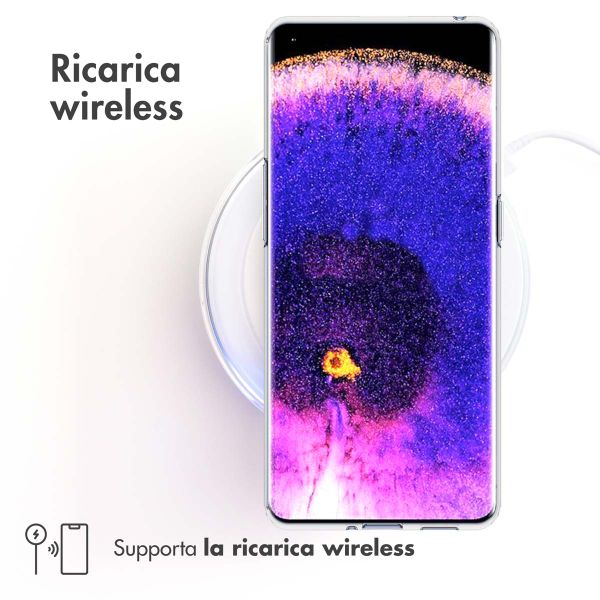 Accezz Clear Backcover Oppo Find X5 5G - Transparant