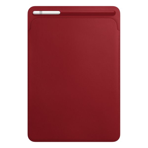 Apple Leather Sleeve Apple iPad 9 (2021) 10.2 / iPad 8 (2020) 10.2 / iPad 7 (2019) 10.2 / Air 3 (2019) / Pro 10.5 (2017) - Red