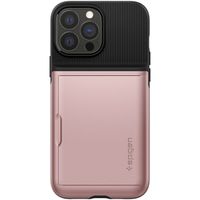 Spigen Slim Armor CS Backcover iPhone 13 Pro - Rosé Goud