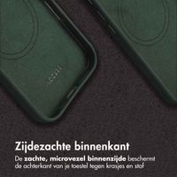 Accezz Vintage Leather Magsafe Backcover Apple iPhone 16 Pro - Smokey Green