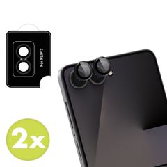 imoshion Camera Protector Glas 2 Pack Samsung Galaxy Z Flip 7 - Zwart