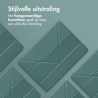 imoshion Origami Bookcase Samsung Galaxy Tab S9 11.0 inch - Donkergroen